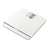 Salter Báscula de baño electrónica: báscula digital de 250 kg de capacidad, pantalla de fácil lectura, plataforma grande, escalón para lectura de peso instantánea, pies de alfombra para precisión en