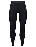Icebreaker 200 Oasis W Fly Pantalones, Hombre, Negro/Gris (Monsoon), M