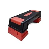 LAZYZ Step de Aeróbic, 3 Niveles De Altura Pedal Grande Gimnasio Aeróbicos Rítmicos Yoga Pilates Plataformas De Paso Aptitud Antideslizante Banco con Mancuernas