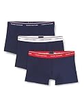Tommy Hilfiger 3p Trunk Bóxer, Multicolor (Multi/Peacoat 904), Medium (Pack de 3) para Hombre