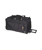 Gabol - Week | Bolso con Ruedas de Viaje Grande de Tela de 73 x 38 x 34 cm con Capacidad para 94 L de Color Negro