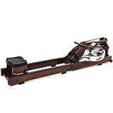 HYJBGGH Máquina De Remo Fitness, Agua, con Monitor Digital Pantalla Datos En Tiempo Real para Entrenamiento Ejercicios Cardiovasculares El Hogar Y La Oficina Remador Capacidad Peso 330 LB