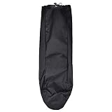 Skate Bolso Impermeable Skate Funda de Transporte Bolsa de Hombro Viaje Deportivo Bolsa Almacenamiento Funda Protectora Mochila para Skteaboard - Negro
