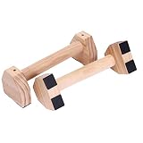 WBXM Barras Paralelas Calistenia Paralelos De Madera,Pieza Versátil De Equipo De Entrenamiento Ideal para Gimnasia,Entrenamiento De Fuerza Y Ejercicios,25cm