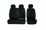 Texmar - Fundas de Asiento de Coche para Peugeot Boxer, Citroen Jumper/Relay, FIAT DUCATO 2006-2018, 2-1, Conductor EN EL Lado Izquierdo, Color Negro, a Medida, 2+1