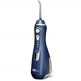 Waterpik Irrigador Inalámbrico Avanzado con 3 Posiciones de Control del Agua a Presión con Batería Recargable, Eliminación de Placa Dental Ideal para Viajar y para Baños Pequeños, Azul (WP-563UK)