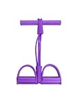 ZCZY Cuerda de Tensión Multifunción,4 Tubos elástico pedal de pie banda de entrenamiento,entrenador de abdomen, cintura, brazo, gimnasio en casa, sit-up,yoga, estiramiento y adelgazamiento