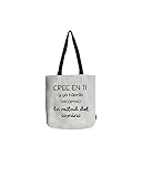 Hello-Bags, Bolso Tote, 38 cm, Blanco