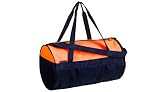 Domyos Bolsa Deporte y Fitness con Cremallera, Asas y Bandolera, 20 litros (Coral Fluorescente)