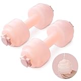 Tofern Juego de 2 mancuernas de 1 kg con mancuernas de agua, entrenamiento para aeróbic, gimnasia y entrenamiento de fuerza muscular en el gimnasio, en casa o en la oficina, viajes al aire libre.