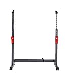 Riscko Rack de Sentadilla Azai Soporte con Altura Ajustable para Barra Color Negro
