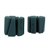 CHIC & LOVE | Set de Pesas Lastradas para Tobillos y Muñecas | 2x0,45 Kg de Peso | Ajustables y Regulables |Para Tonificar y Potenciar tus Rutinas Ejercicio |Gimnasio, Natacion, Caminar o Yoga (Azul)