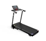 Acob Cinta de Andar y Correr Plegable con Velocidad,12 programas predefinidos, con Bluetooth y Altavoces y Sistema Seguridad magnético, Plegable. (A9plus)