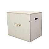 Gorilant - Cajon Pliometrico Madera de Abedul BB, Entrenamiento, Plyo Box, cajón para Saltos, tamaño S, M, L (Cajon M 60x50x40)