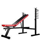 Grupo K-2 RISCKO Estación multifunción con Banco de Gimnasio para musculación reclinable.