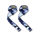 Straps para Levantamiento de Pesas - Agarraderas Powerlifting - Correas para Gym - Agarre Acolchado Fitness para Crossfit, Gimnasia, Pesos