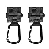 Ganchos Carrito Bebé, Ganchos Multiusos para Cochecito de Bebé, Engancha tus bolsas de la compra, bolso o cambiador en el manillar de la Sillita, Cochecito o Silla de Ruedas.