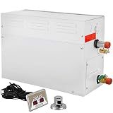 VEVOR Máquina de Vapor Modelo LT-90, Generador Casero del Vapor 9 kW, Generador del Vapor 220 V 60 Hz Vaporizador de Baño Temperatura 35 ℃ - 55 ℃ Generador de Vapor de Baño para SPA, Peso Bruto 11 kg