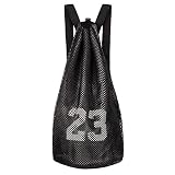 ALIXIN - 23. Mochila de baloncesto para gimnasio, deporte, con bolsillo grande con cremallera para adolescentes y adultos