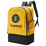 hummel Bolsa Deporte Amarillo y Negro 100% poliéster - Tejido Unisex Talla Unica