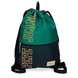 Mochila Saco Pepe Jeans Mark, Verde, 35x46 cm
