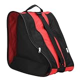 Sorand Mochila Deportiva, Mochila para Patines de Ruedas, Patines en línea Grandes portátiles con diseño de Tres Capas para niños y Adultos Patines de Ruedas(Red)