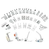 32 Pcs Kit Prensatelas Universal Multifuncional Pie de Maquina de Coser Aplicar a Todas las Marcas Alfa/Singer/Carrefour ect (32PCS)