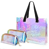 Bolsas de Aseo, Jolintek Kit de 3 Piezas Bolsa de Cosméticos, Bolsa de Maquillaje Cosméticos, Organizador Impermeable de Viaje para Mujer