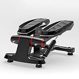 DODOBD Stepper Fitness Casa,Mini Stepper 2 en 1 con Pantalla Multifuncional y Cintas de Entrenamiento-Máquina de Step para Hacer Ejercicio de gluteos y Cardio
