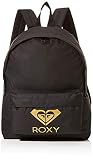 Roxy Sugar Baby Solid Logo, Mochila. para Mujer, Antracita, Medium