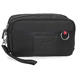 Pepe Jeans Counter Bolso de Mano Negro 24,5x15x6 cms Poliéster y PU