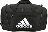 adidas Bolso Deportivo Unisex Defender III, tamaño pequeño, Color Negro y Blanco