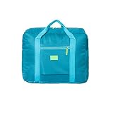 Fliyeong Nylon Deportes Viaje Plegable Bolsa Portátil Ligero Grande Bolsa de Almacenamiento de Equipaje Bolsa de Almacenamiento Verde Oscuro Creativo y Útil