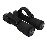 VLFit Mancuerna Blanda de 0,5 kg, 0,75 kg o 1 kilogramo Ideal para aeróbic, Pesas con Correa de Mano Regulable, Pesas para Fitness, Mancuernas de Entrenamiento - Juego de 2
