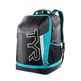 TYR Apex - Mochila bolsa de triatlón, Unisex , Negro/Azul