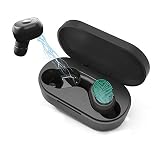 Auriculares Bluetooth 5.1 Cascos Bluetooth Auriculares Inalambricos con Micrófonos, Smart Touch In-Ear Auriculares con Reproducci 25 Horas Wireless Earbuds IPX7 Impermeable Auriculares Deportivos