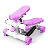 XBR Mini-Stepper Aerobic Beginners Equipo de Entrenamiento multifunción Stepper para Tubo de Estufa y Adelgazamiento Mini Fitness Stepper con Monitor LCD Cordón de Carga 130 kg