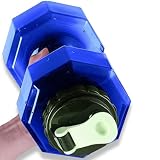 Mancuerna Ajustable rellenable con Agua o Arena (Contiene una Unidad) - Mancuerna Regulable- Aparato para Hacer Ejercicio casa