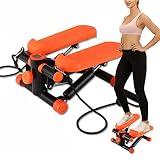 Fitness Stepper Hogar Silencioso Stovepipe Swing Stepper Máquina de Ejercicios para Adelgazar con Pull-Up Mini Paso a Paso Lateral Giratorio multifunción 150 kg de Carga