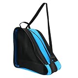 Bolsa de patinaje sobre ruedas, zootop bandolera y asa superior Oxford, bolsa de patinaje sobre ruedas, bolsa de almacenamiento de rodillos engrosada para mujeres, hombres, adultos y niños (azul)