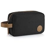 GAGAKU Hombre Dopp Kit Impermeable Neceser Bolsa de Aseo Neceser de Viaje Bolsa de Cosmético - Negro