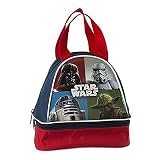 HOGAR Y MAS Bolsa Merienda Infantil, Star Wars, Mochila Almuerzo Niños, Cremallera.