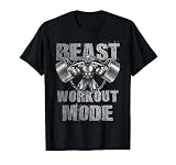 Gorila Beast Workout Mode Fitness Mancuernas Gym Camiseta