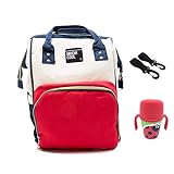 MOCHI COOL Mochila maternidad bebe para pañales, biberones y apta para carro bebe, mochila bolso carro bebe cuna, impermeable pañalera - Bolso de viaje gran capacidad  Bebedor agua
