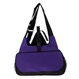 Sharplace Bolsa de Transporte para Esterilla de Yoga Y Pilates Mochila de Lona Compacta con Bolsillo Y Cremallera (eficiente Y Ligera) - Púrpura