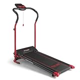 ECODE Cinta de Andar y Correr 1000watts con pulsómetro, Panel de Control, Sistema de Parada Auto, Calorias