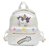 Comtervi Mochilas de la Escuela Unicornio, Bolsos del Estudiante del Arco Iris del Unicornio de la Moda de la fantasía para Las Muchachas Muchachas Adolescentes