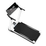 Motor plegable de la caminata 550W, la cinta de correr plegable para el hogar robusto resistente La pantalla LED proporciona información sobre la velocidad, el tiempo, la distancia y las calorías dest