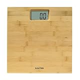 Salter Bamboo - Báscula de baño digital, 150 kg, diseño madera