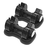 ATIVAFIT Mancuerna Ajustable para Gimnasio Home (un par)